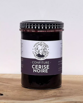 Schwarze Kirschmarmelade - Marmelade - Konfituere - Bretagne - franzoesische Spezialitaet - franzoesische Feinkost